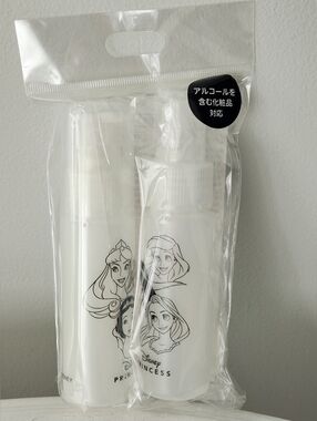Disney Parks Tokyo Disney Princess Travel Spray & Pump Bottle Set NEW & Sealed